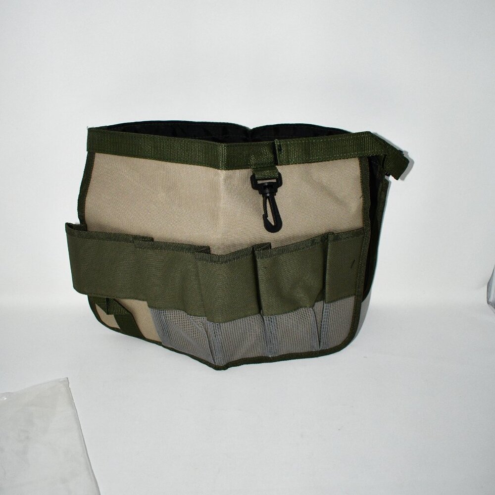 iUniq Heavy Duty Bucket Tool Organizer 10 Pocket Oxford Cloth Garden Tote Fits 5 - Picture 3 of 4